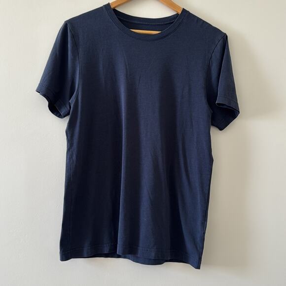Rhone Essentials Pima Cotton Tee - Crewneck Premium Navy Blue Size M - Picture 4 of 8